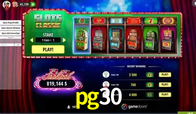 Descubra o Mundo do Cassino Online com pg30